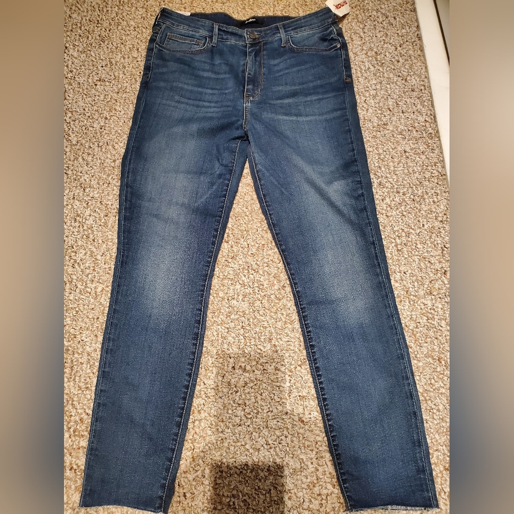 Sam Edelman Jeans "The Stiletto" Boot Cut High Rise Skinny Ankle Size 12/31 NWT